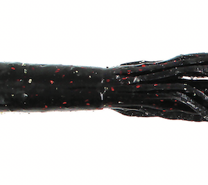 4" SALT TUBE / BLACK NEON (8 PACK)