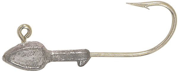H&H DBL EYE JIGHEAD 1/8 10BG UNPNTD