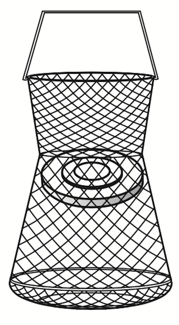 WT JUMBO COLLAP FLOAT WIRE BSKT