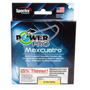 PWR PRO MAXCUATRO 65LB 1500YDS YEL