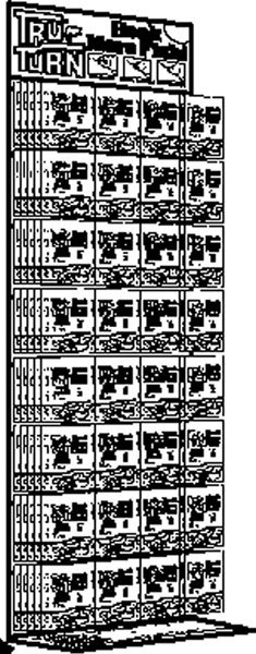 TRU-TURN 32 PEG HOOK DISPLAY 192PCS