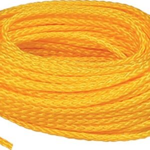 SS NYLON BRAID ROPE 1/4"x50' YEL