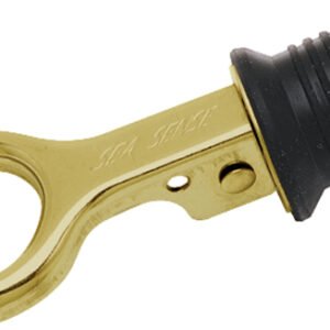 SS 1" BRASS DRAIN PLUG-SNAP