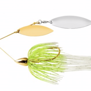 WE GOLD DBL WIL SPINNERBAIT WHT CHT