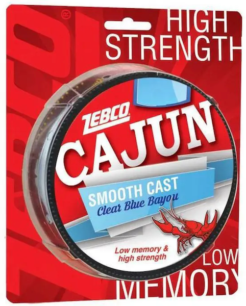 ZEB CAJUN MONO 4# PONY CLEAR BLUE