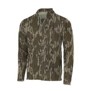 Muddy DV8 Quest Midweight Quarter Zip Sweatshirt Mossy Oak Bottomland XL