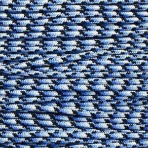 Mero 550 Paracord - 100' 550 lb Blue Snake Camo