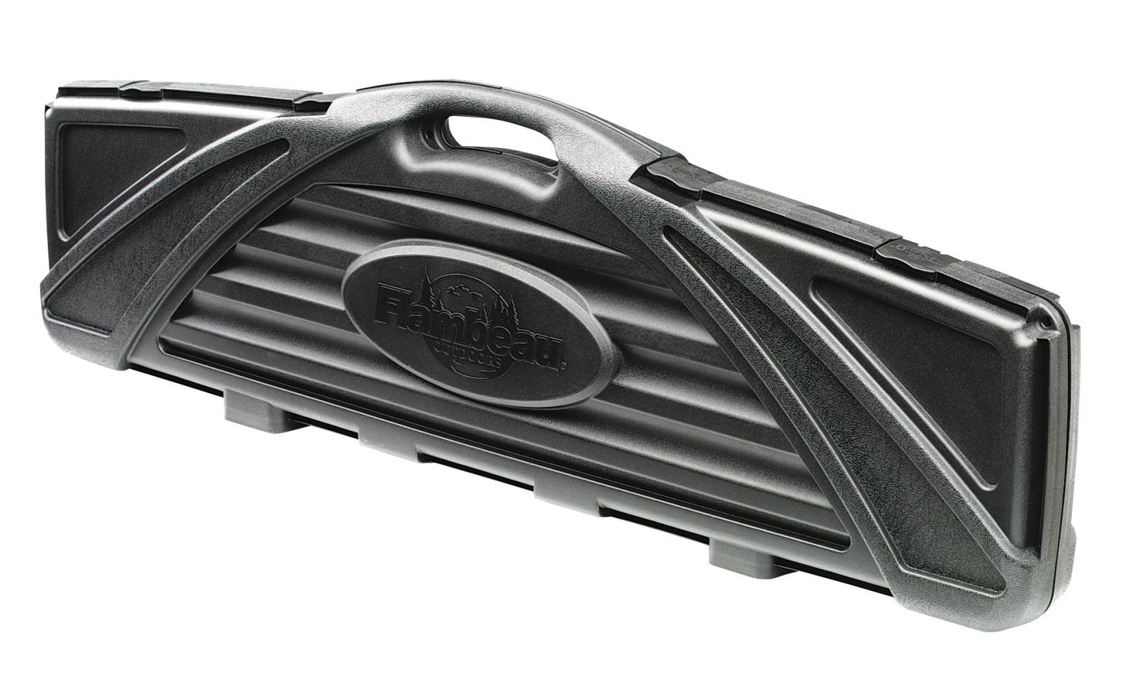 FLAMBEAU GUNCASE DOUBLE LONGUN BLACK SAFESHOT OVERSIZED 52.375X12.75X4.3"