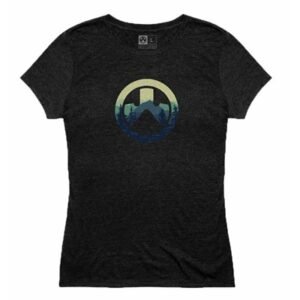 CASCADE ICON LOGO T-SHIRT CHARCOAL HEATHER LARGE