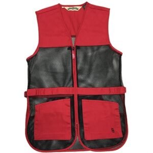 FULL MESH DUAL PAD SHOOTING VEST RED 3XL