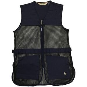 FULL MESH DUAL PAD SHOOTING VEST NAVY XL