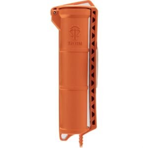 CELLVAULT XL BATTERY STORAGE FOR AAA,CR123&18650 R. ORANGE