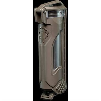 CELLVAULT 18 BATTERY STORAGE FOR 18350 AND 18650 O.D. GREEN