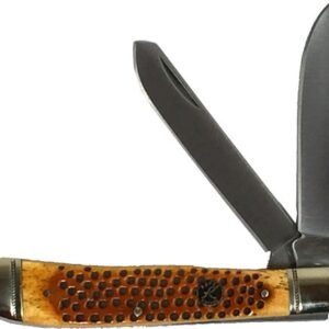 ABKT ROPER PIT VIPER TRAPPER - CARBON 3.25" BLD JIGGED BONE
