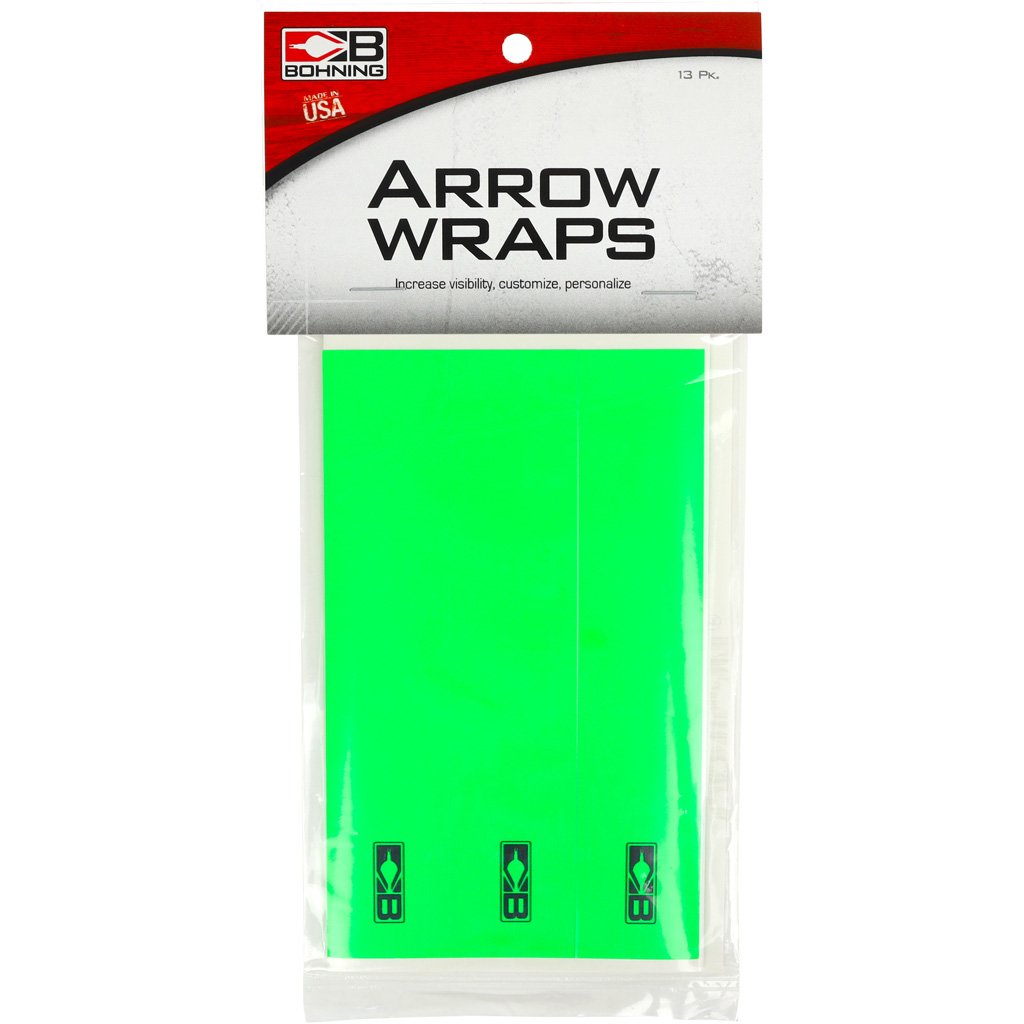 Bohning Arrow Wraps Small diameter 5.5 in. Neon Green 13 pk. - Image 3