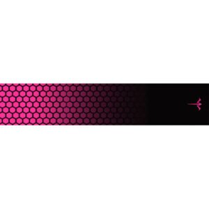 White Water Archery Honeycomb Fade Arrow Wraps Fade Hot Pink 5 in. x 1.125 in. 15 pk.