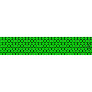 White Water Archery Honeycomb Fade Arrow Wraps Open Flo Green 5 in. x 1.125 in. 15 pk.