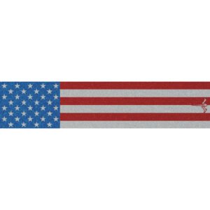White Water Archery Reflective Arrow Wraps American Flag 5 in. x 1.125 in. 15 pk.