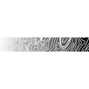 White Water Archery Topo Fade Arrow Wraps White 5 in. x 1.125 in. 15 pk.