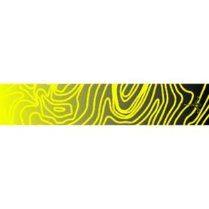 White Water Archery Topo Fade Arrow Wraps Yellow 5 in. x 1.125 in. 15 pk.
