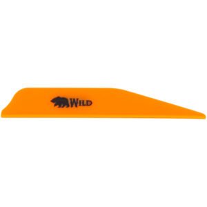 Bohning Wild Vanes 3 in. Neon Orange 100 pk.