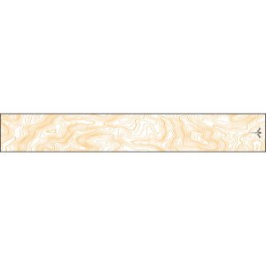 White Water Archery Thin Line Topo Wraps Flo Orange 5 in. x 1.125 in. 15 pk.