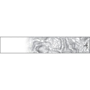 White Water Archery Thin Line Topo Wraps White Fade 5 in. x 1.125 in. 15 pk.