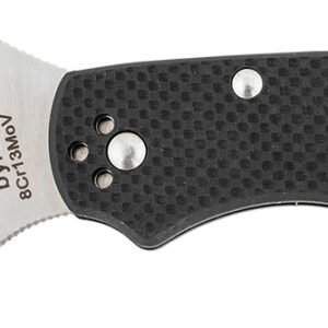 Spyderco BY01GP2 Byrd Harrier 2 3.39" Folding Clip Point Plain 8Cr13MoV SS Blade Black  Textured G10 Handle Includes Pocket Clip