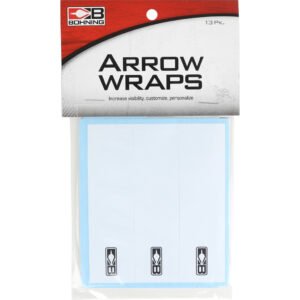 Bohning Arrow Wraps White 4 in. Small 13 pk.
