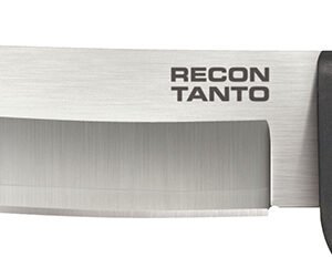 Cold Steel CS-35AM San Mai Recon 7" Fixed Plain Tanto VG-10 San Mai Blade/Black Textured Kray-Ex Handle