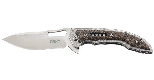 CRKT 5460C FOSSIL COMPACT 3.41 BROWN