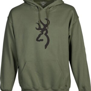 BROWNING HOODIE BACKFENCE - BROWNING ARMS GREEN XXLARGE