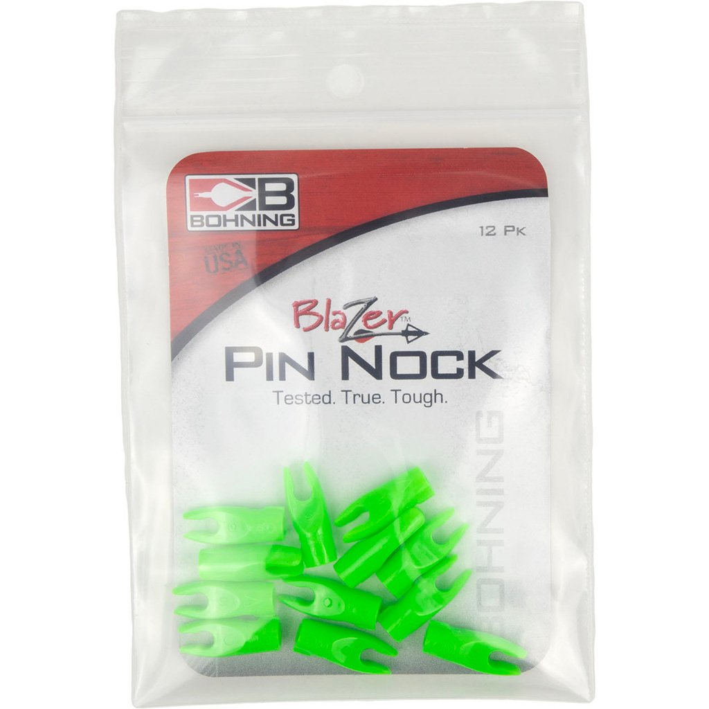 Bohning Blazer Pin Nocks Neon Green 12 pk. - Image 2