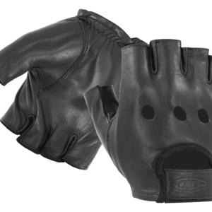 Half-Finger Leather Driving Gloves