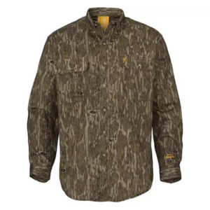 BRN WASATCH JR L/S B/U SHIRT MOBL M