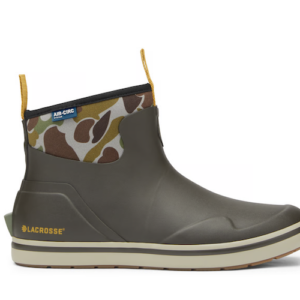 LAC ALPHA DECK BOOT 6" BLK OLV CAMO