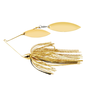 WE GLD DBL WIL SPINNERBT GLD SHINER