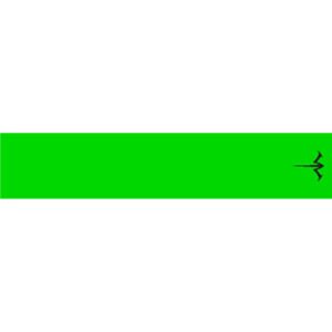 White Water Archery Solid Arrow Wraps Flo Green 5 in. x 1.125 in. 15 pk.