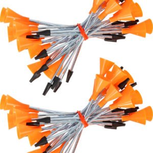 Cold Steel CSB625M Broadhead Darts Orange/Silver .625" Diameter 50 Pieces