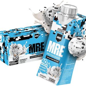 Redcon1 RC1MRERTDCC12 MRE Ready to Drink Cookies N Cream 14 oz, 12pk