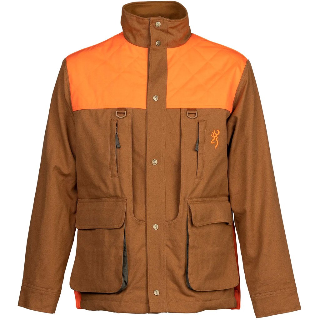 Browning Upland Jacket Tan/Blaze Medium - Image 3