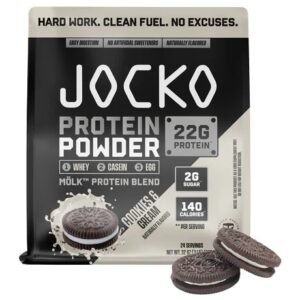 JOCKO 29146 COOKIES AND CREAM PROTEIN POWDER BAG