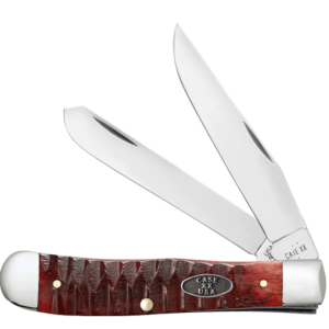 CASE TRAPR 2BL 41/8" GATOR RED BN