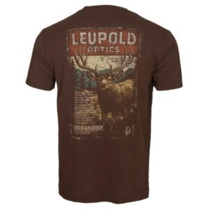 Leupold Magazine Short Sleeve Shirt Brown Heather M