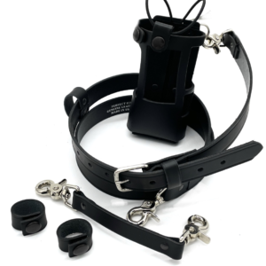 Firefighter Radio Holder w/ Beltslide & D-Rings Bundle